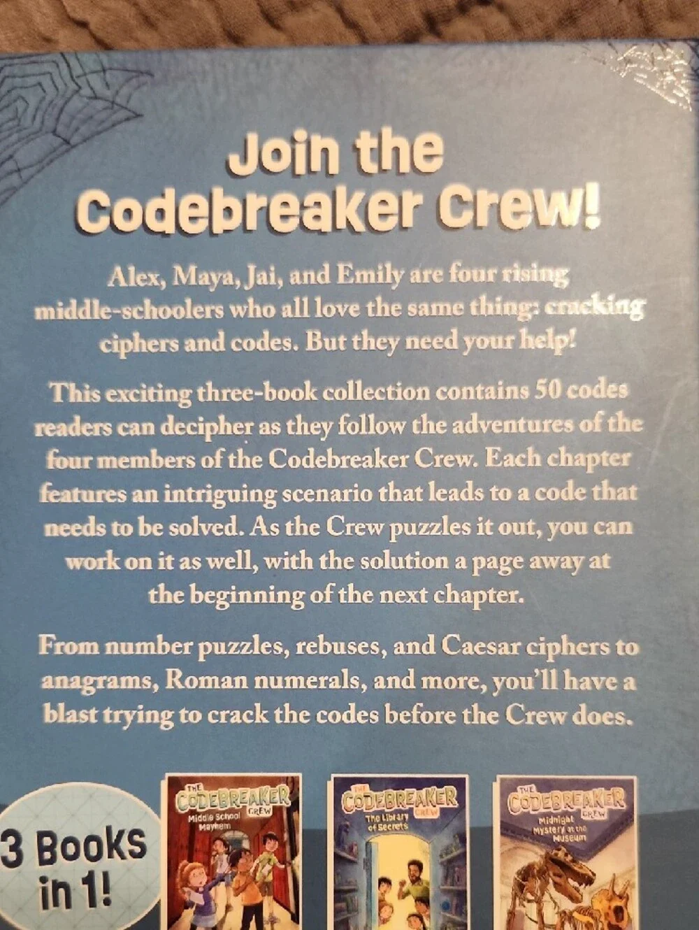 The Code Breaker Crew-3 Books In 1. NEW - Picture 3 of 4